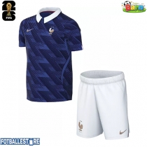 Frankrike Hjemmedraktsett Barn VM 2026 Kortermet (+ Korte bukser)